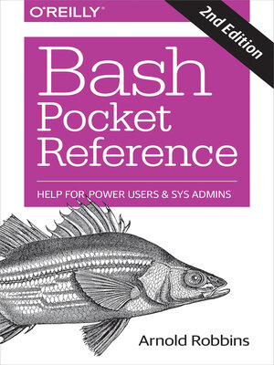 cover image of Bash Pocket Reference